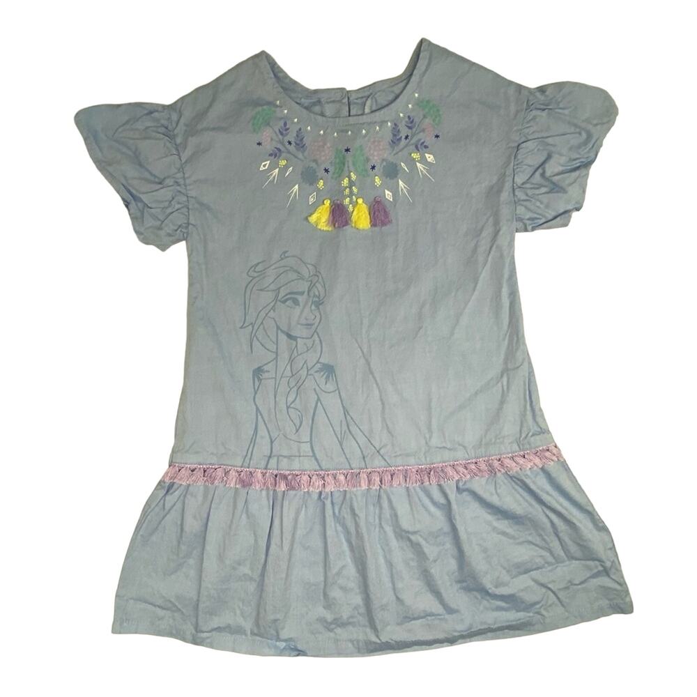 Disney Frozen II Ruffle sleeve dress Size Small Never worn but washed
